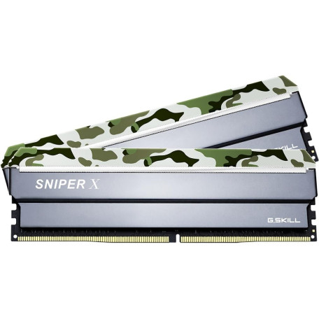 Модуль пам'яті G.Skill DDR4 32GB (2x16) Sniper X Classic Camo 3200MHz (F4-3200C16D-32GSXFB)