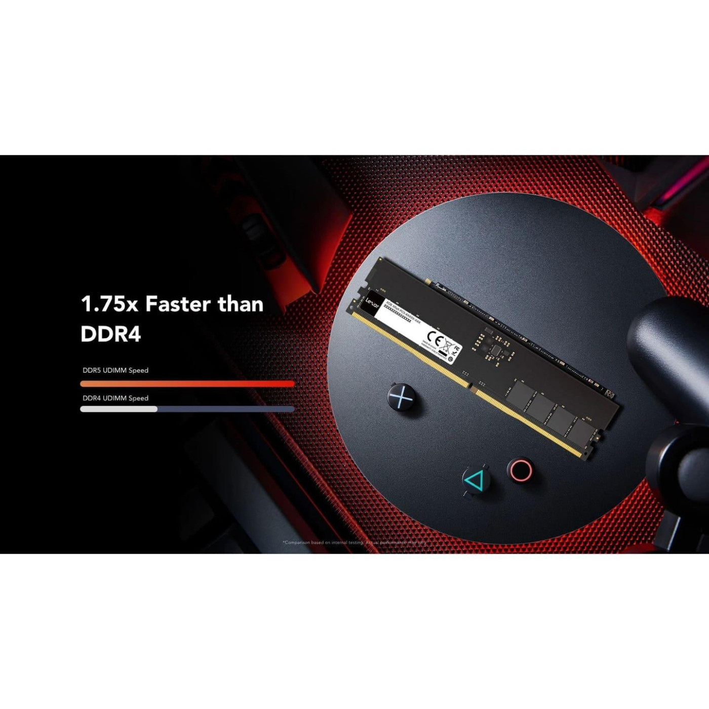 Модуль пам'яті Lexar DDR5 16GB 5600MHz (LD5U16G56C46ST-BGS)