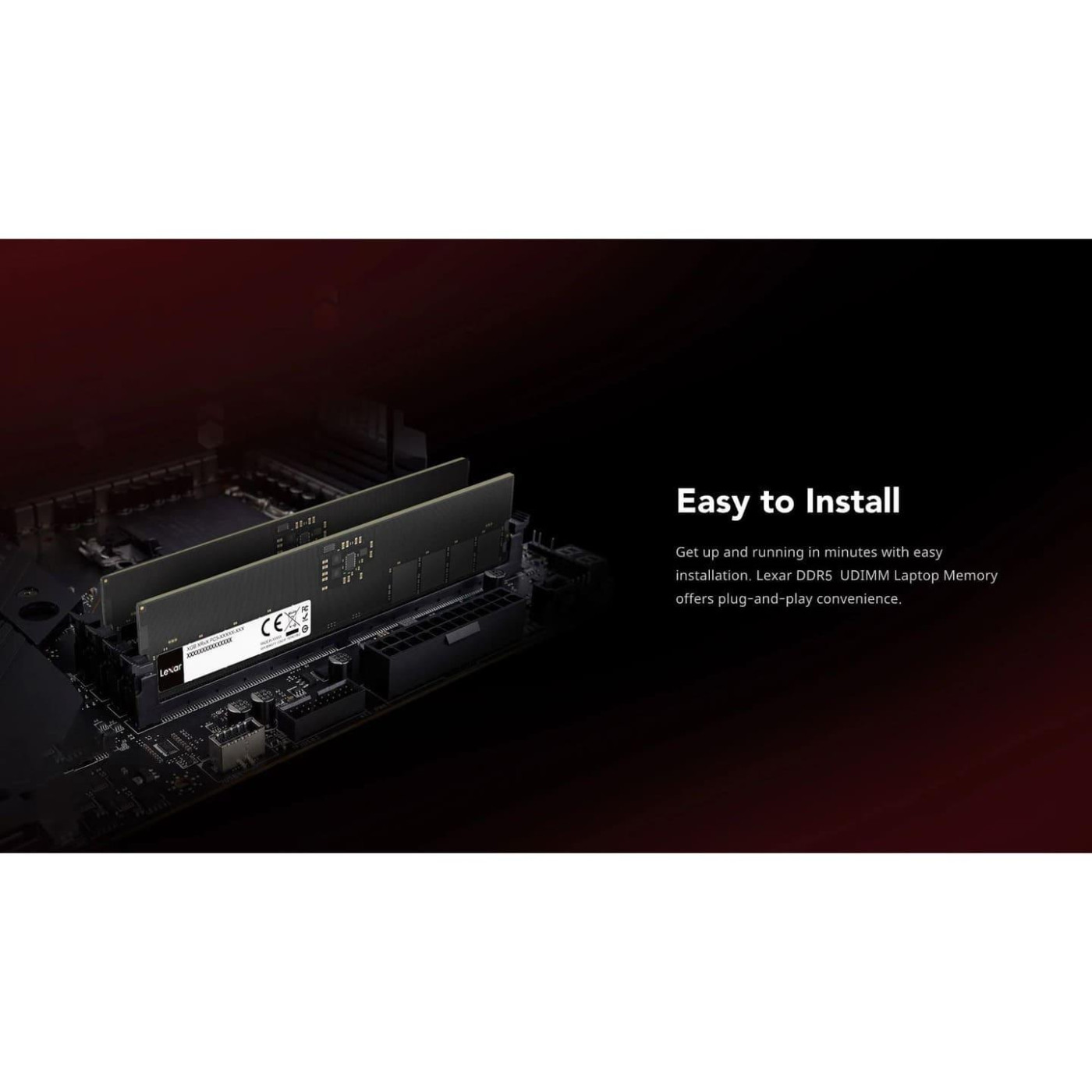 Модуль пам'яті Lexar DDR5 16GB 5600MHz (LD5U16G56C46ST-BGS)
