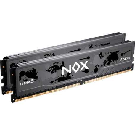 Модуль пам'яті Apacer DDR5 32GB (2x16) 5200MHz NOX (AH5U32G52C522MBAA-2)