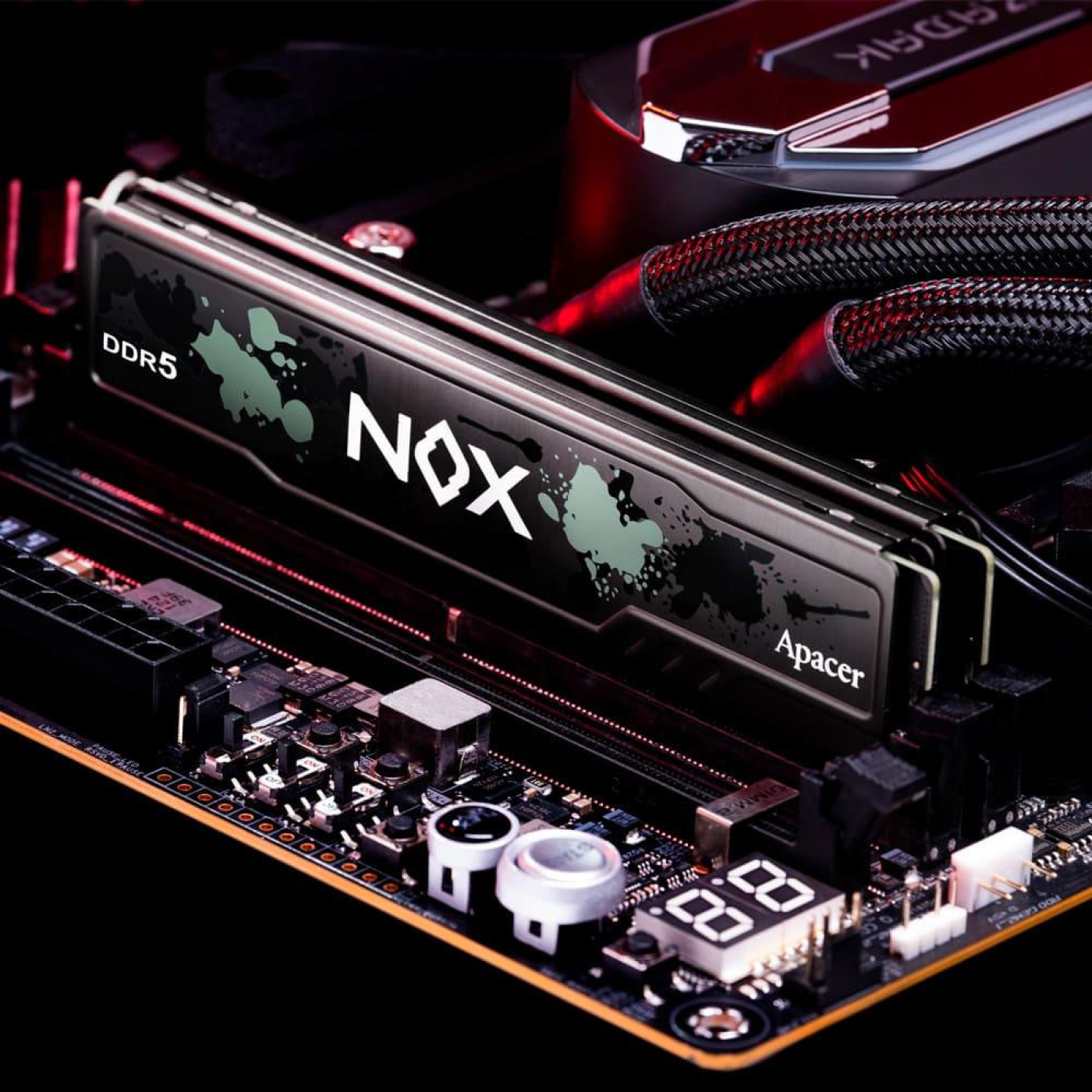 Модуль пам'яті Apacer DDR5 32GB (2x16) 5200MHz NOX (AH5U32G52C522MBAA-2)