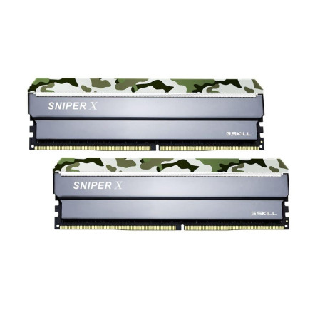 Модуль пам'яті G.Skill DDR4 16Gb (2x8) SniperX Classic Camo 3200 MHz (F4-3200C16D-16GSXFB)