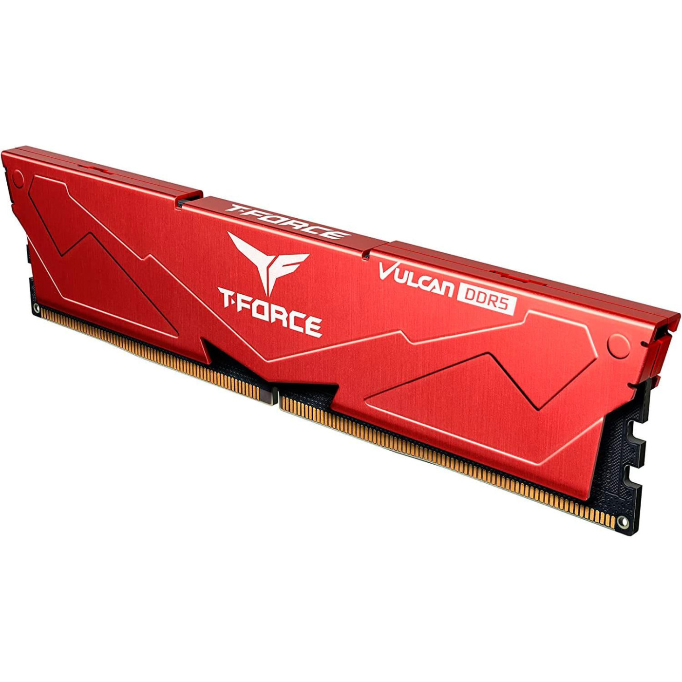 Модуль пам'яті Team DDR5 32Gb (2x16) T-Force Vulcan 6400MHz Red (FLRD532G6400HC40BDC01)