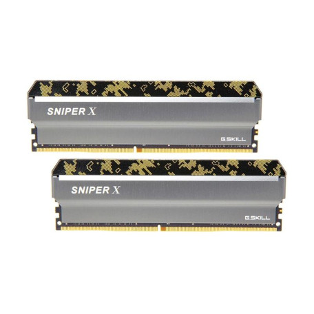 Модуль пам'яті G.Skill DDR4 16Gb (2x8) SniperX Digital Camo 3200 MHz (F4-3200C16D-16GSXKB)