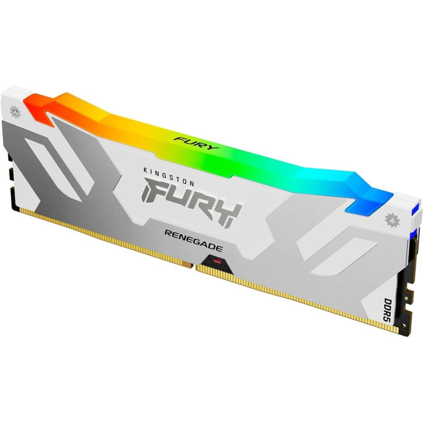 Модуль пам'яті Kingston Fury DDR5 16GB 8000MHz Renegade RGB White XMP (KF580C38RWA-16)