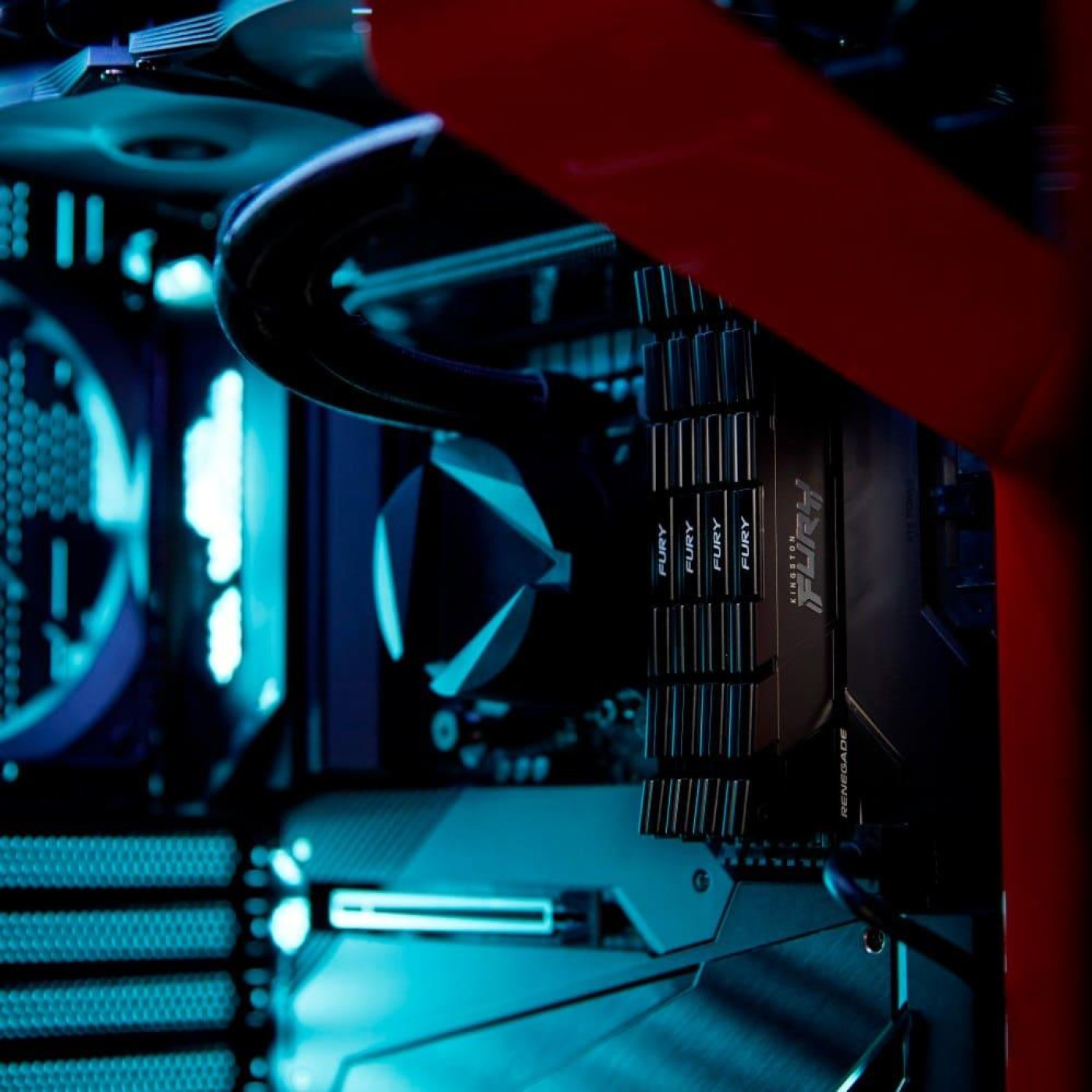 Модуль пам'яті Kingston Fury DDR4 64GB (2x32) 3600MHz Renegade Black XMP (KF436C18RB2K2/64)