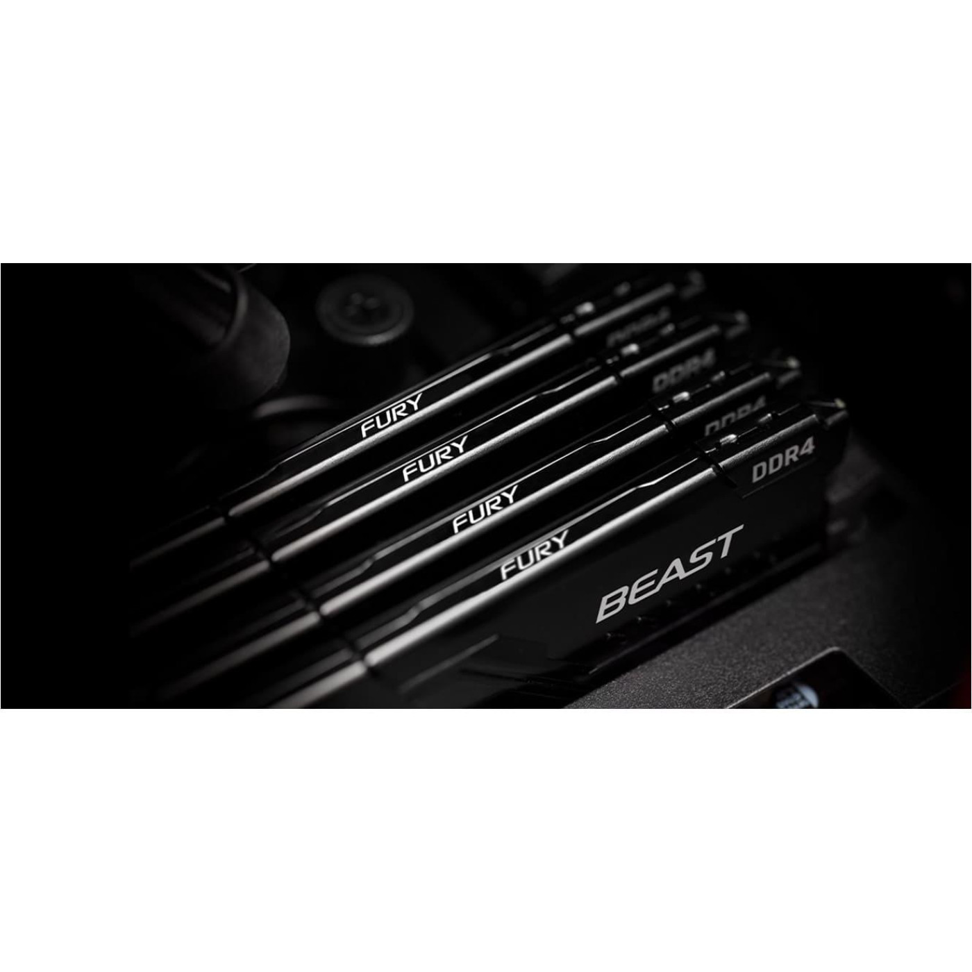 Модуль пам'яті Kingston Fury DDR4 16GB 3200Mhz Beast Black (KF432C16BB1/16WP)