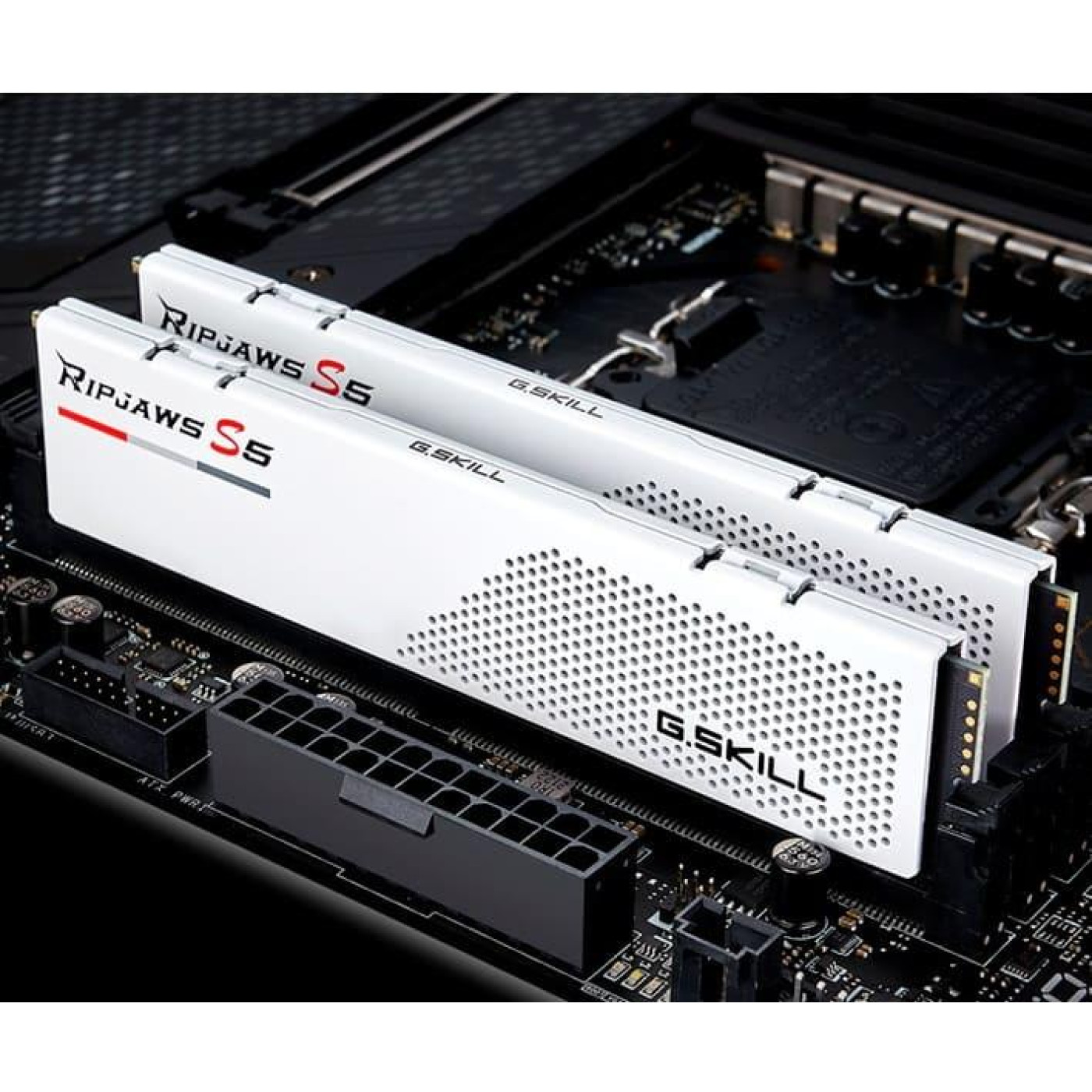 Модуль памяти G.Skill DDR5 96GB (2x48) Ripjaws S5 5200Mhz White XMP (F5-5200J4040A48GX2-RS5W)