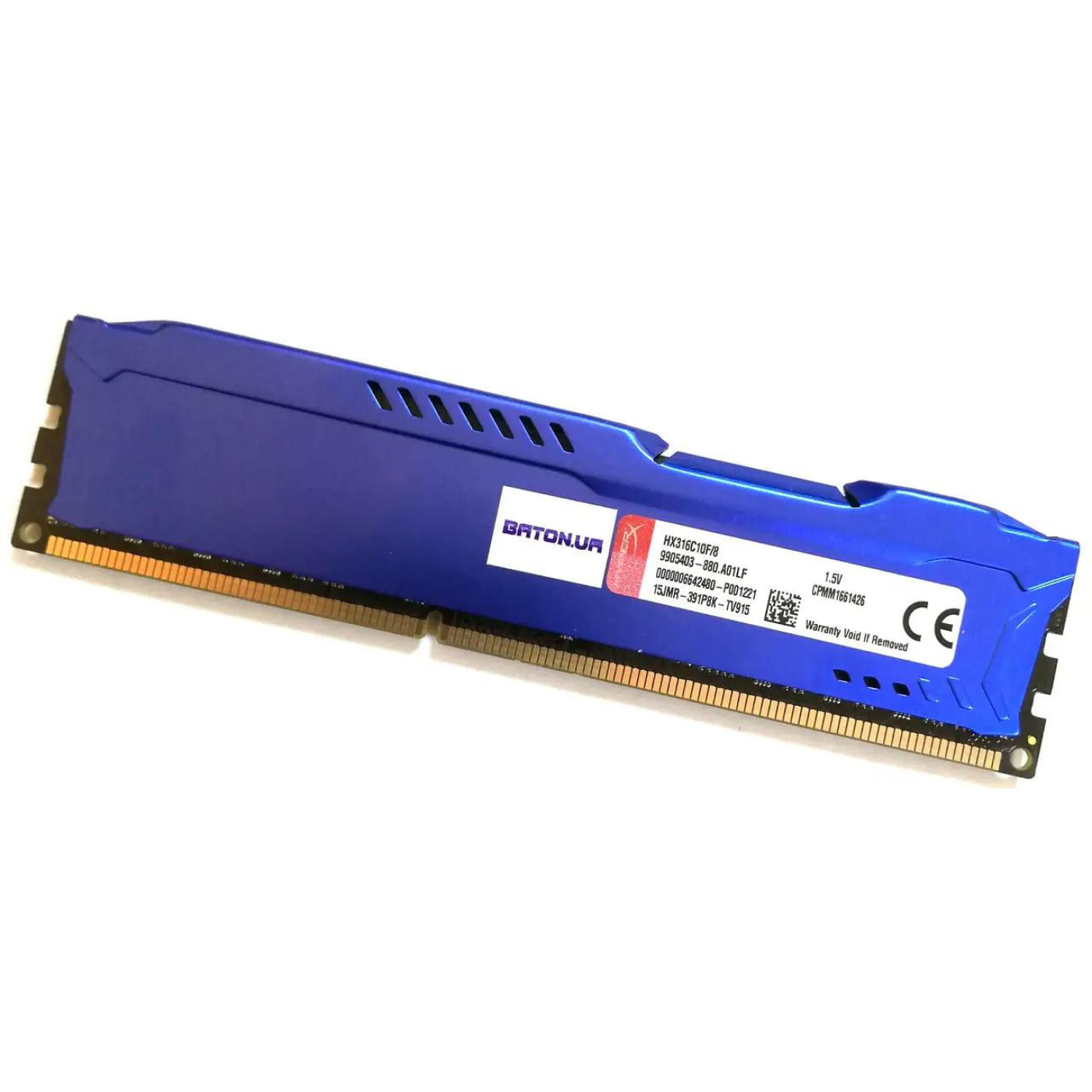 Модуль пам'яті HyperX DDR3 8Gb Kingston Fury 1600 MHz (HX316C10F/8) Б/в