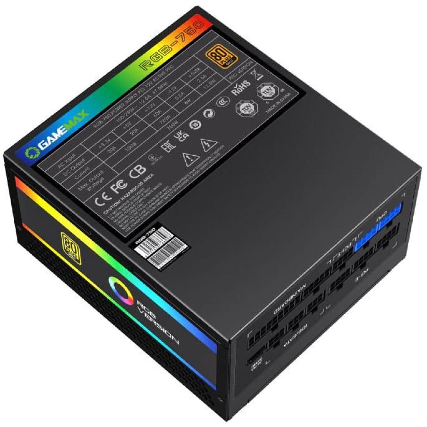 Блок живлення GameMax 750W RGB-750 PRO (RGB-750 PRO)