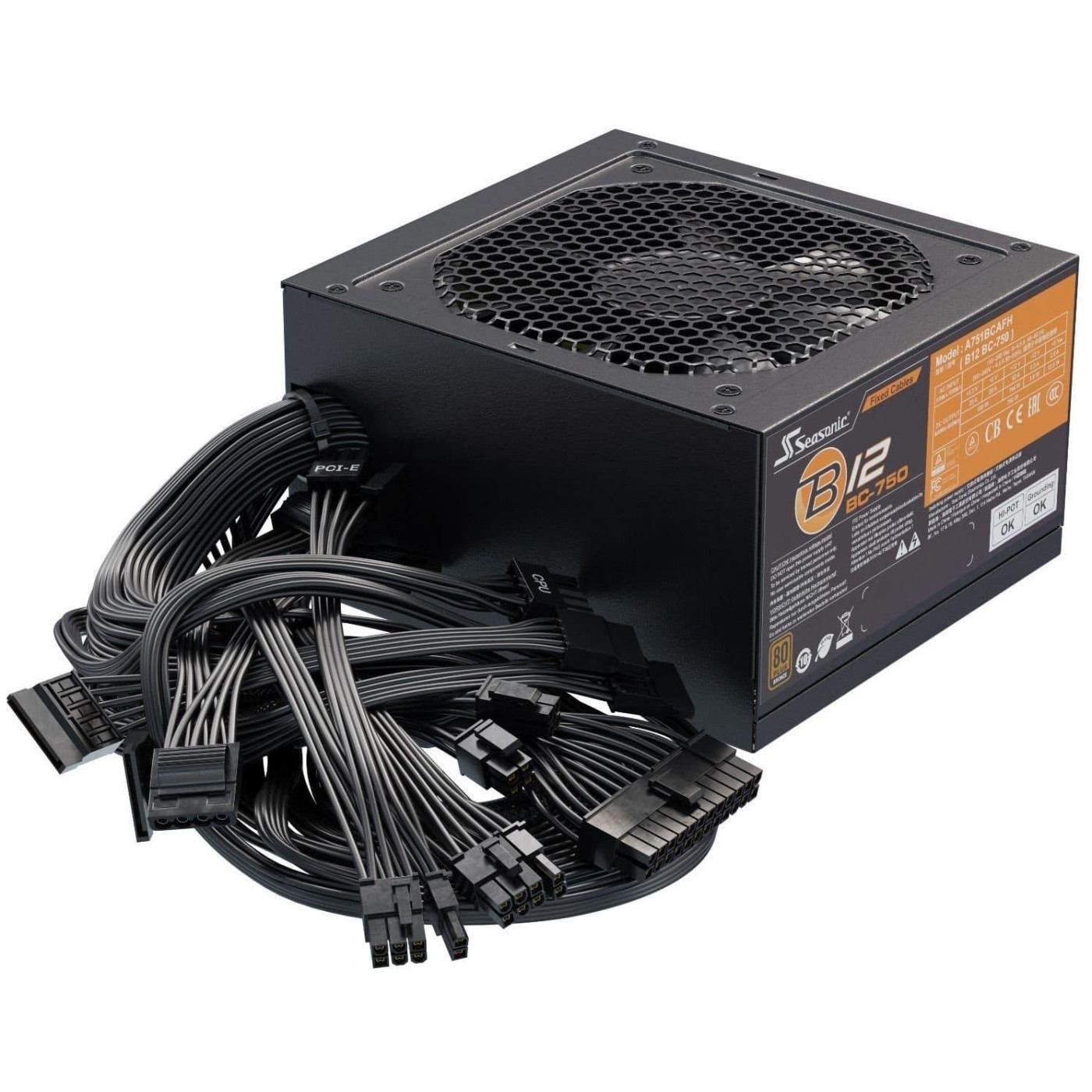 Блок живлення Seasonic 750W PRIME B12 Bronze (A751BCAFH) Б/в