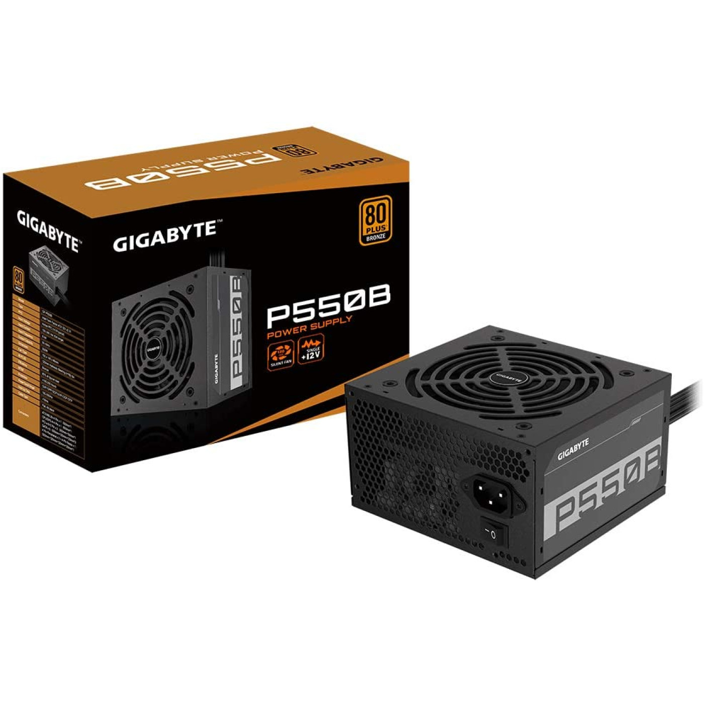 Блок живлення Gigabyte P550B 550W 80+Bronze (GP-P550B) Б/в