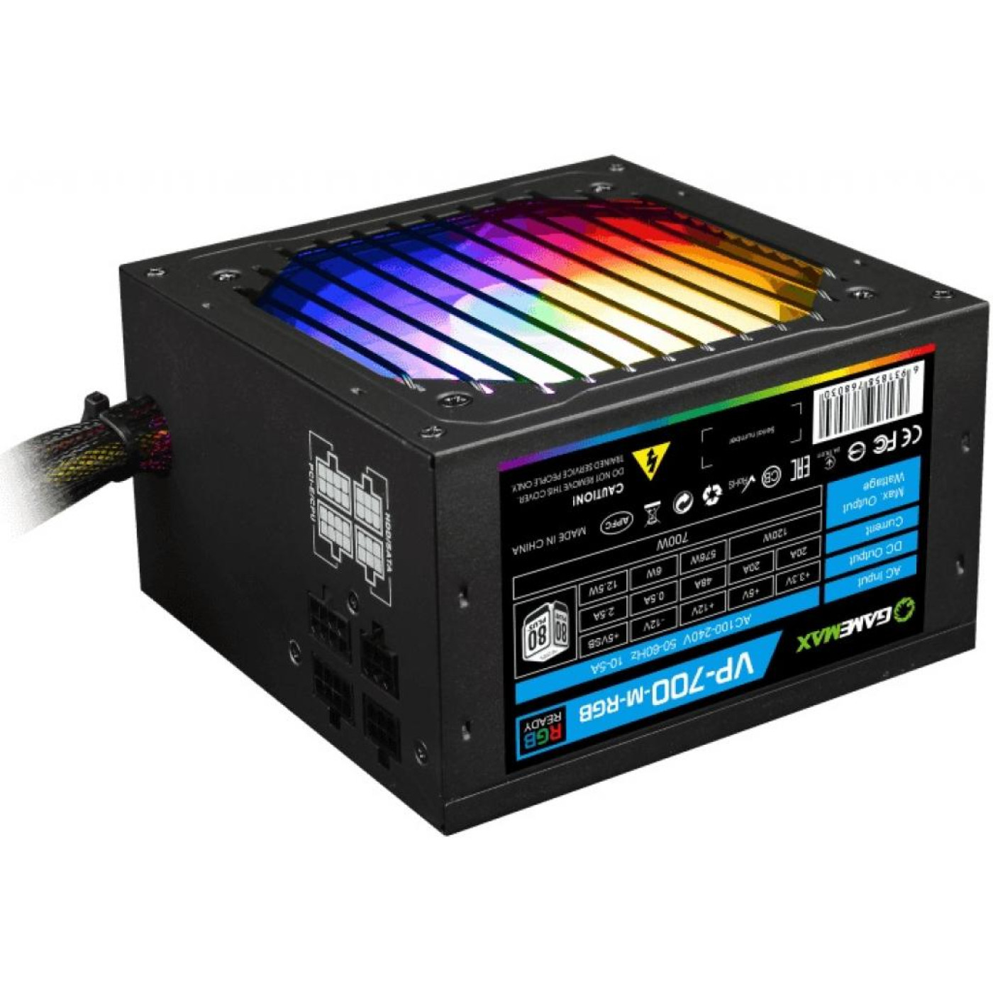 Блок питания GameMax 700W (VP-700-M-RGB)
