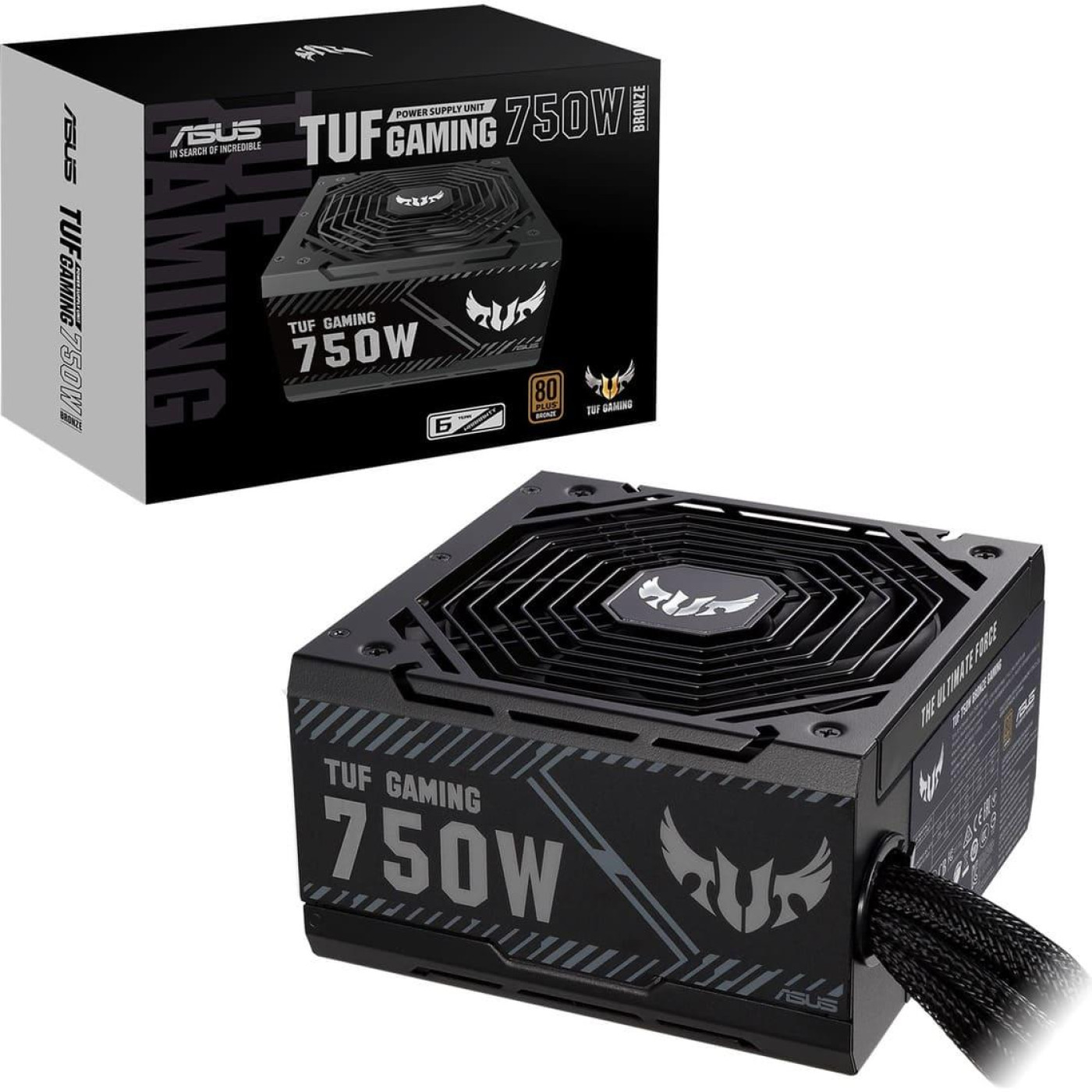 Блок питания ASUS TUF Gaming 750W 80+ Bronze (90YE00D0-B0NA00) (TUF-750B-GAMING)