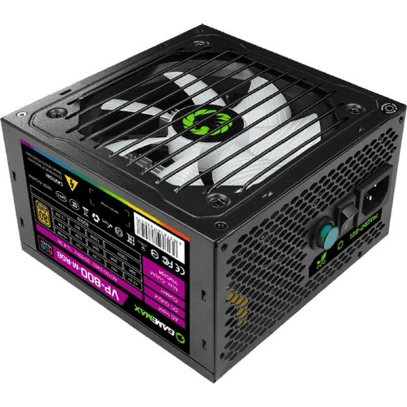 Блок питания GameMax VP-800-M-RGB 800W (VP-800-M-RGB)