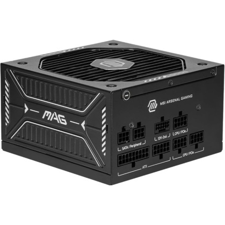 Блок живлення MSI MAG A750GLS 750W ATX 3.1 80+ Gold (MAG A750GLS PCIE5) Black
