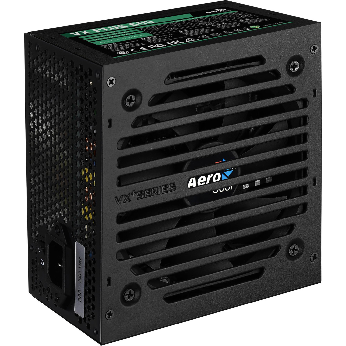 Блок питания Aerocool VX Plus Stealth 600W (ACPN-VS60NEY.12)