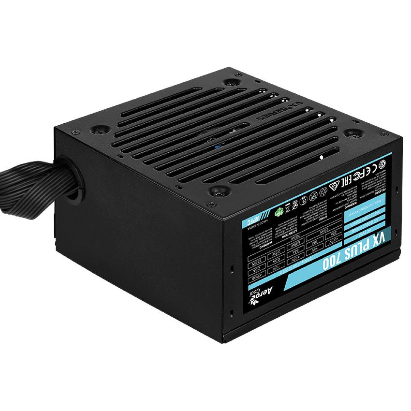 Блок питания Aerocool VX Plus Stealth 700W (ACPN-VS70AEY.12)