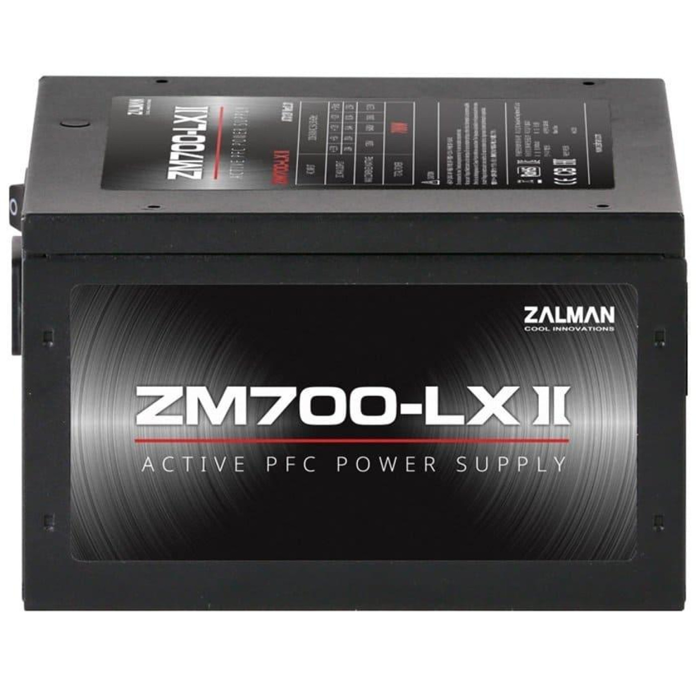 Блок живлення Zalman ZM700-LXII 700W 80+ (ZM700-LXII) Black Б/в