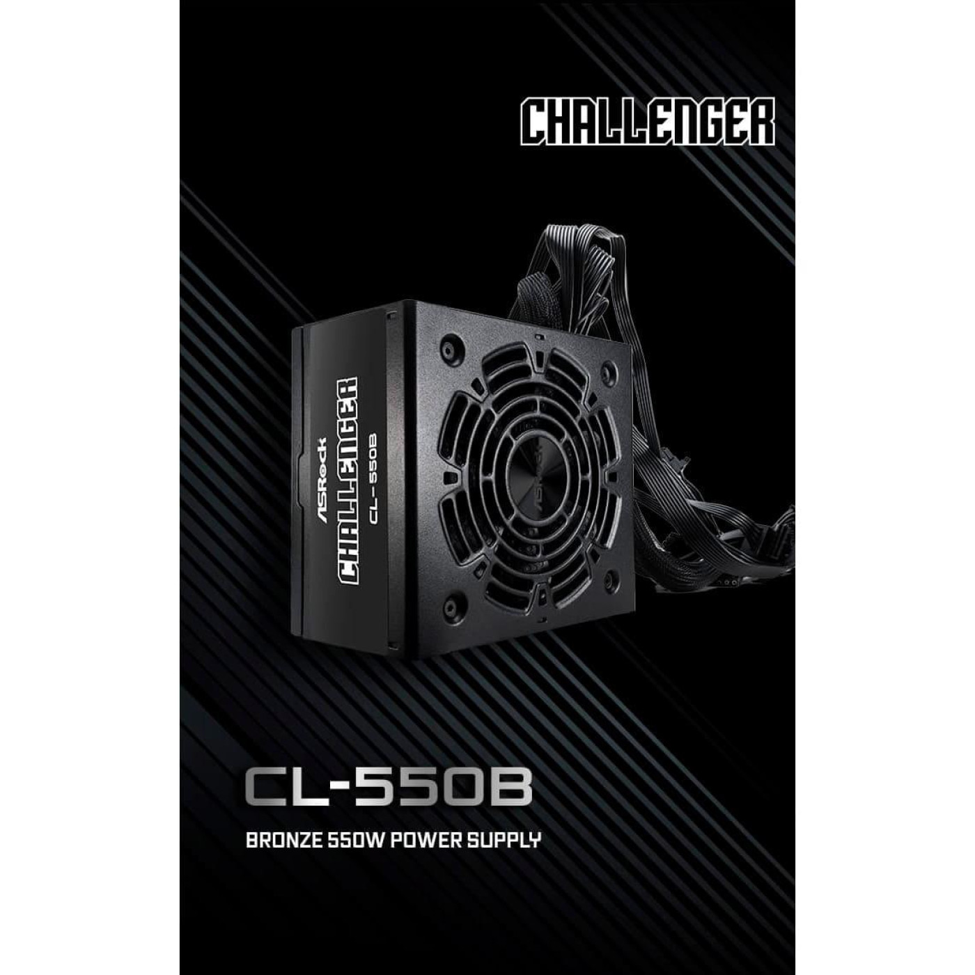 Блок живлення ASRock Challenger 550W 80+ Bronze (CL-550B)