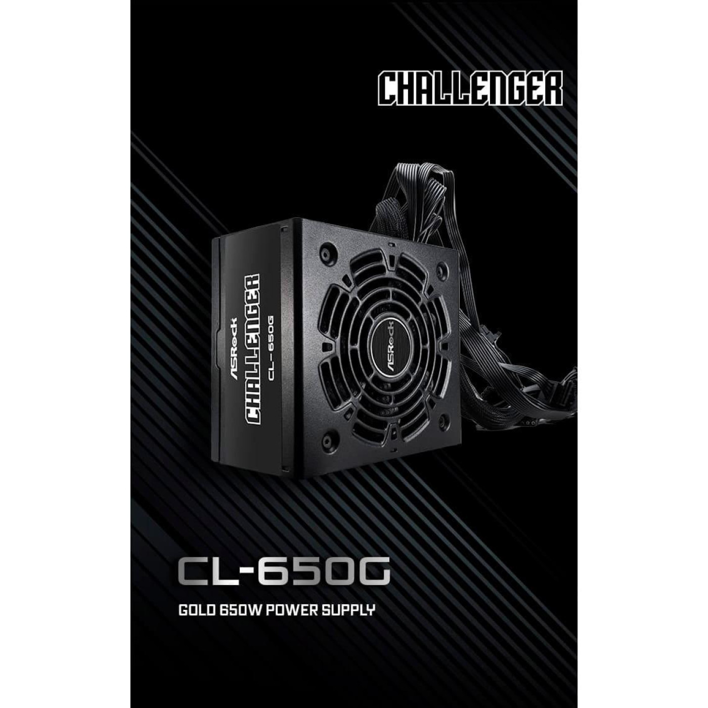 Блок живлення ASRock Challenger 650W 80+ Gold (CL-650G)