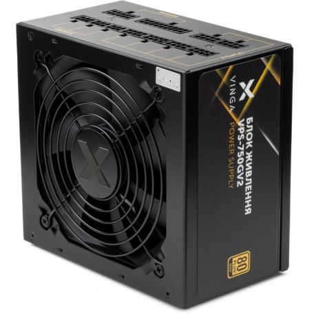 Блок живлення Vinga 750W 80+ Gold (VPS-750GV2) Black Б/в