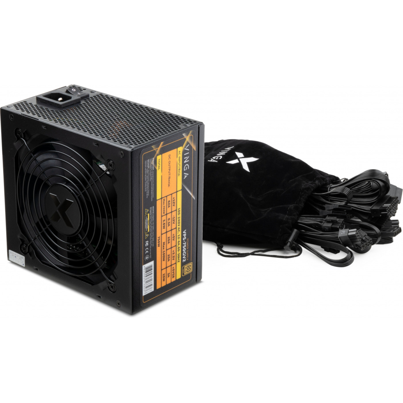 Блок питания Vinga 750W (VPS-750GV2) Б/у