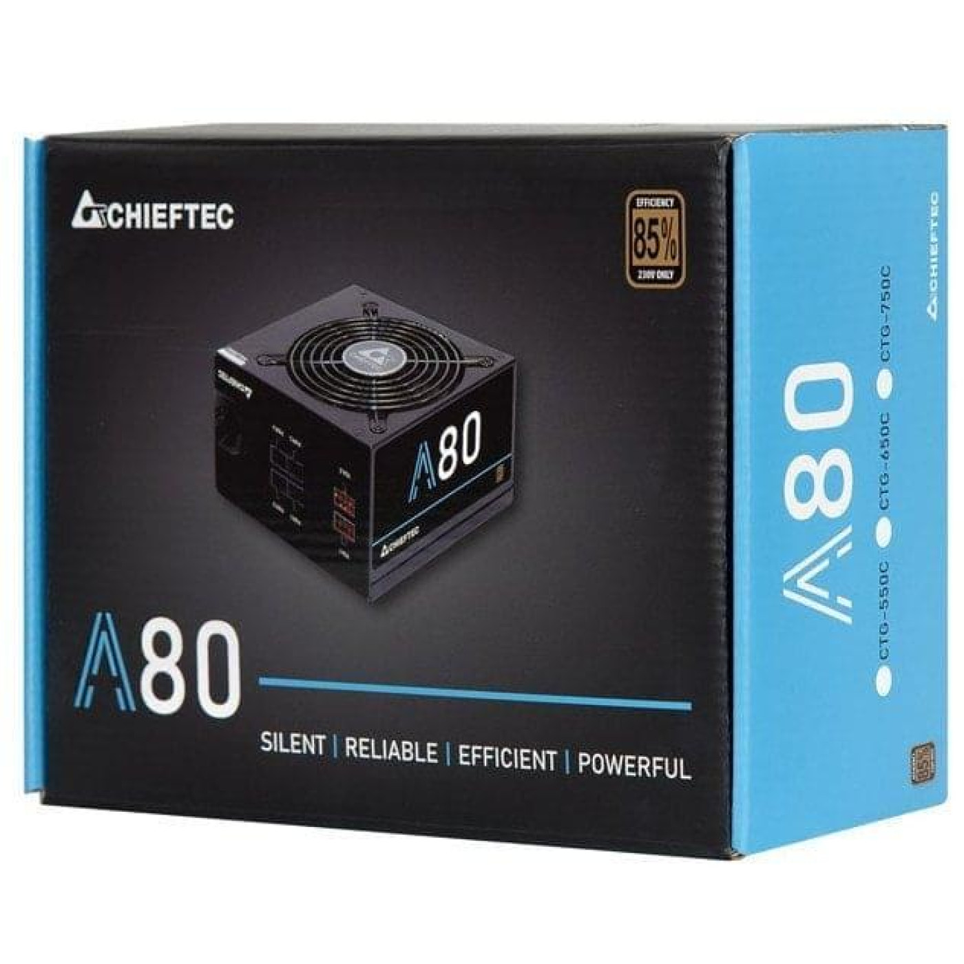 Блок питания Chieftec A80 750W (CTG-750C) Б/у,U1