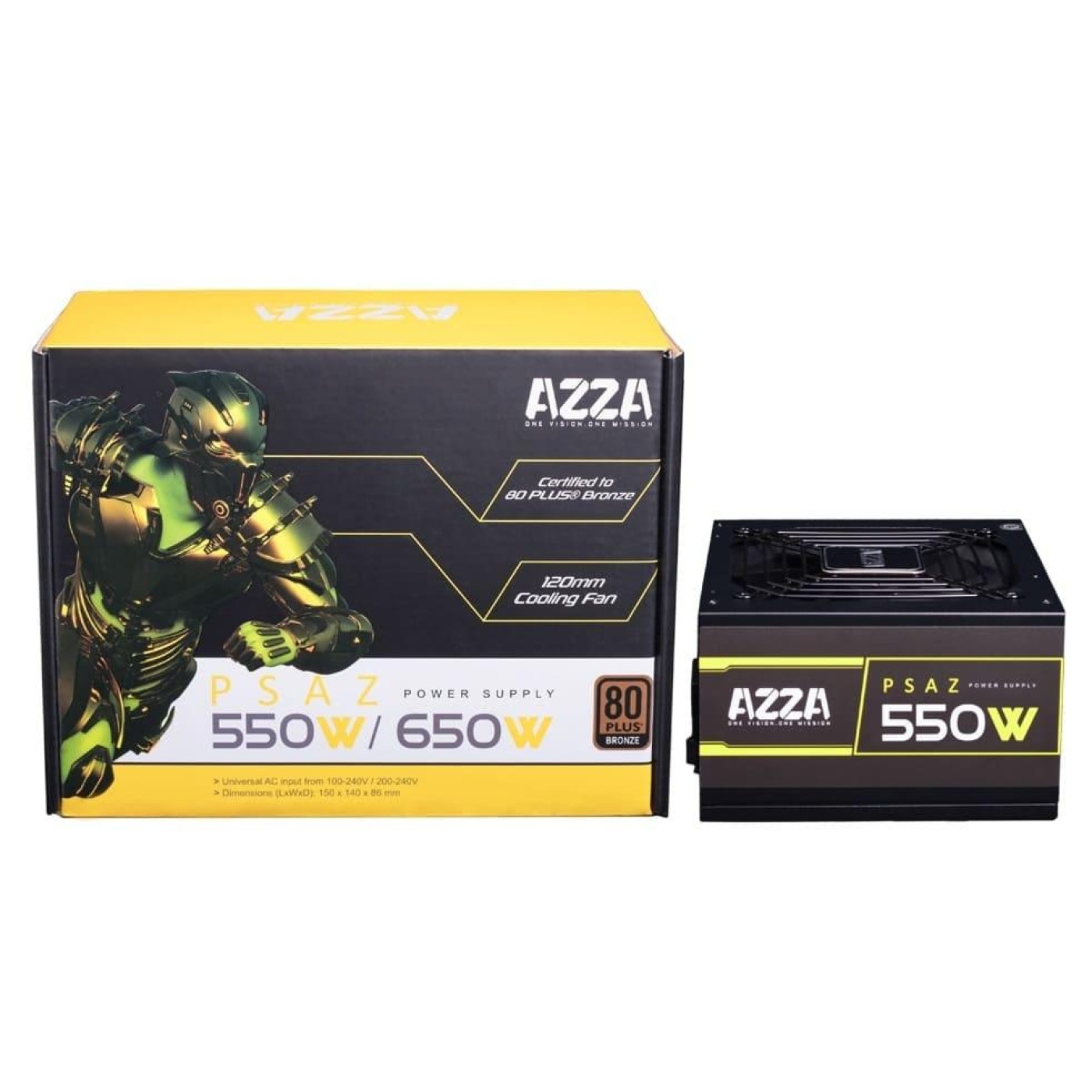 Блок питания AZZA 550W (PSAZ-550W)