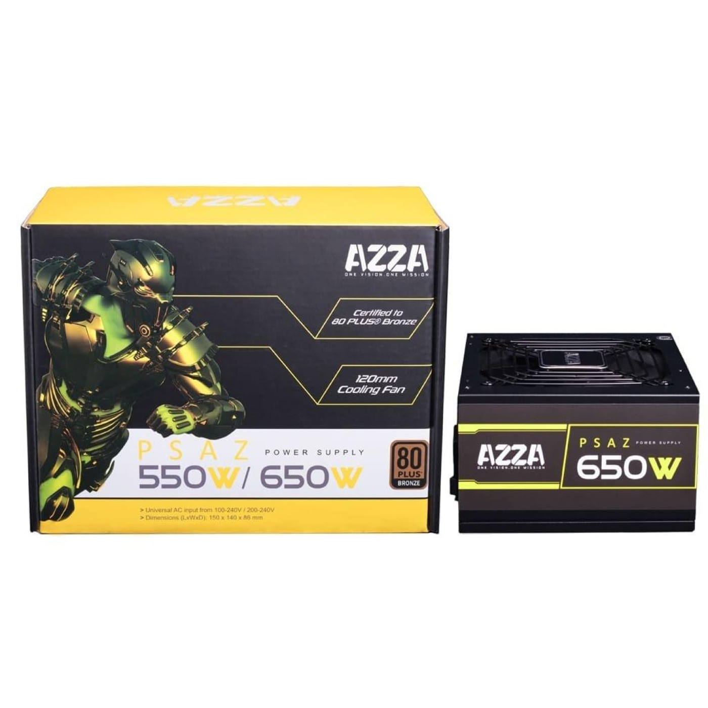 Блок питания AZZA 650W (PSAZ-650W)