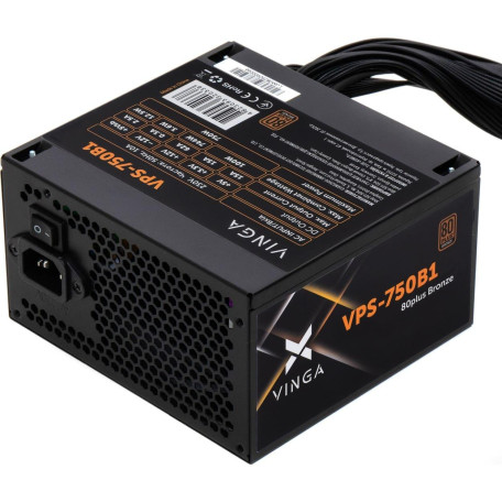 Блок живлення Vinga 750W 80+ Bronze (VPS-750B1)