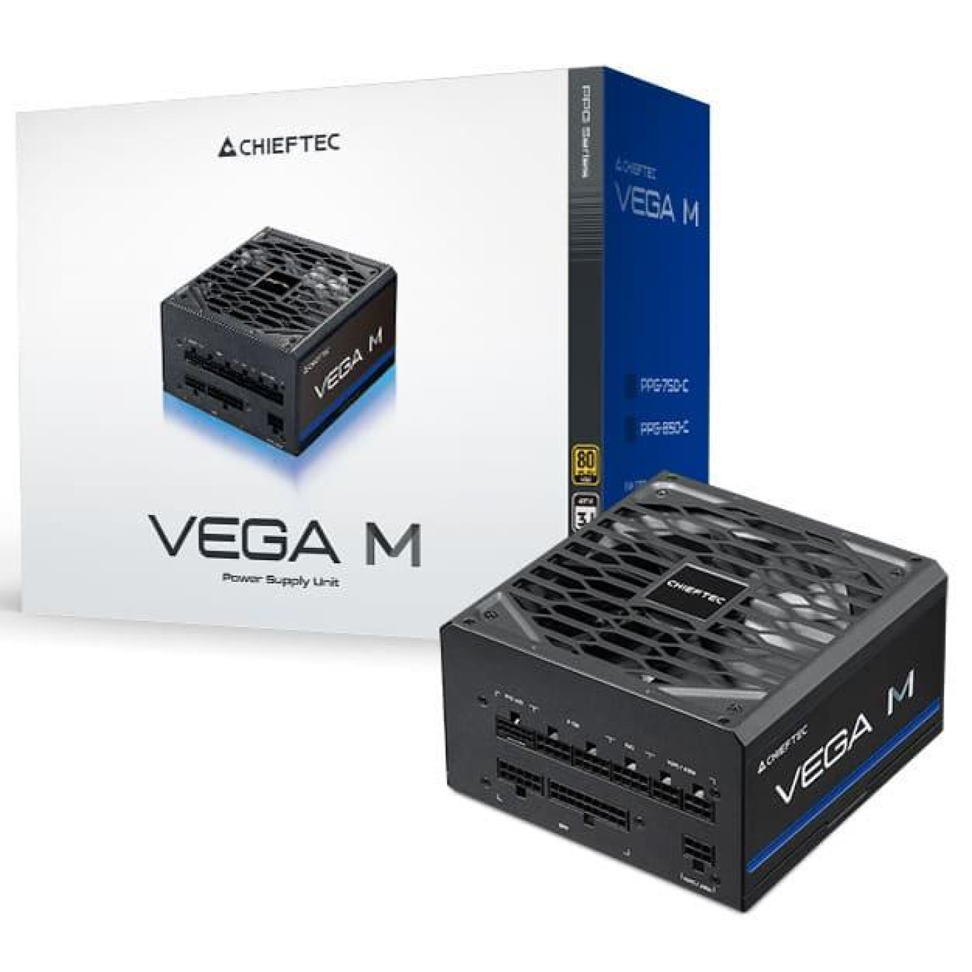 Блок живлення Chieftec Vega M 750W 80+ Gold (PPG-750-C)