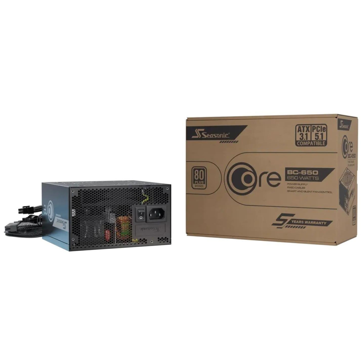 Блок питания Seasonic CORE BC 650W (CORE BC-650 ATX31)