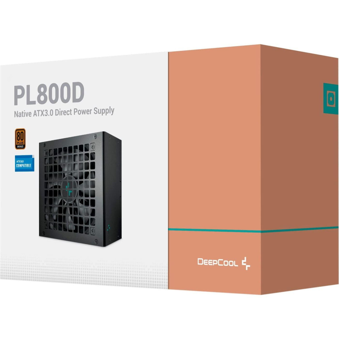 Блок питания Deepcool PL800D 800W 80 Plus Bronze 80+ Bronze (R-PL800D-FC0B-EU) Б/у