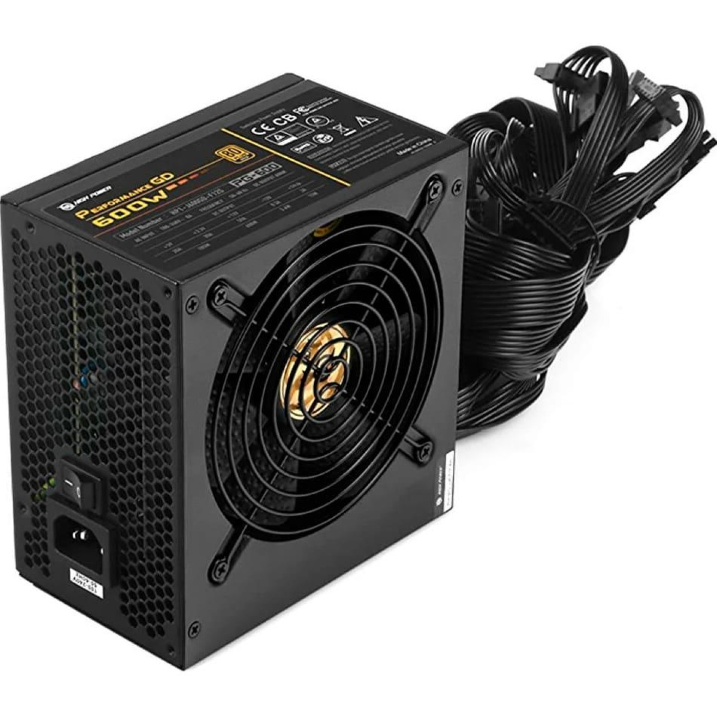 Блок питания Highpower 600W 80+ GOLD (HP1-J600GD-F12S)