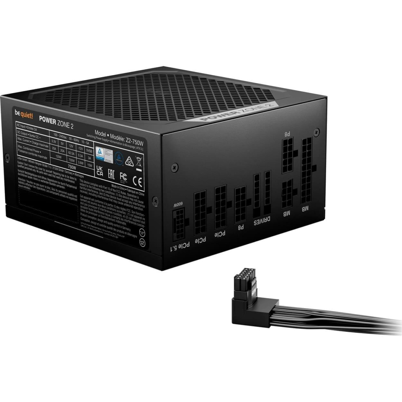 Блок живлення Be quiet! POWER ZONE 2 750W ATX 3.1 (BP006EU)