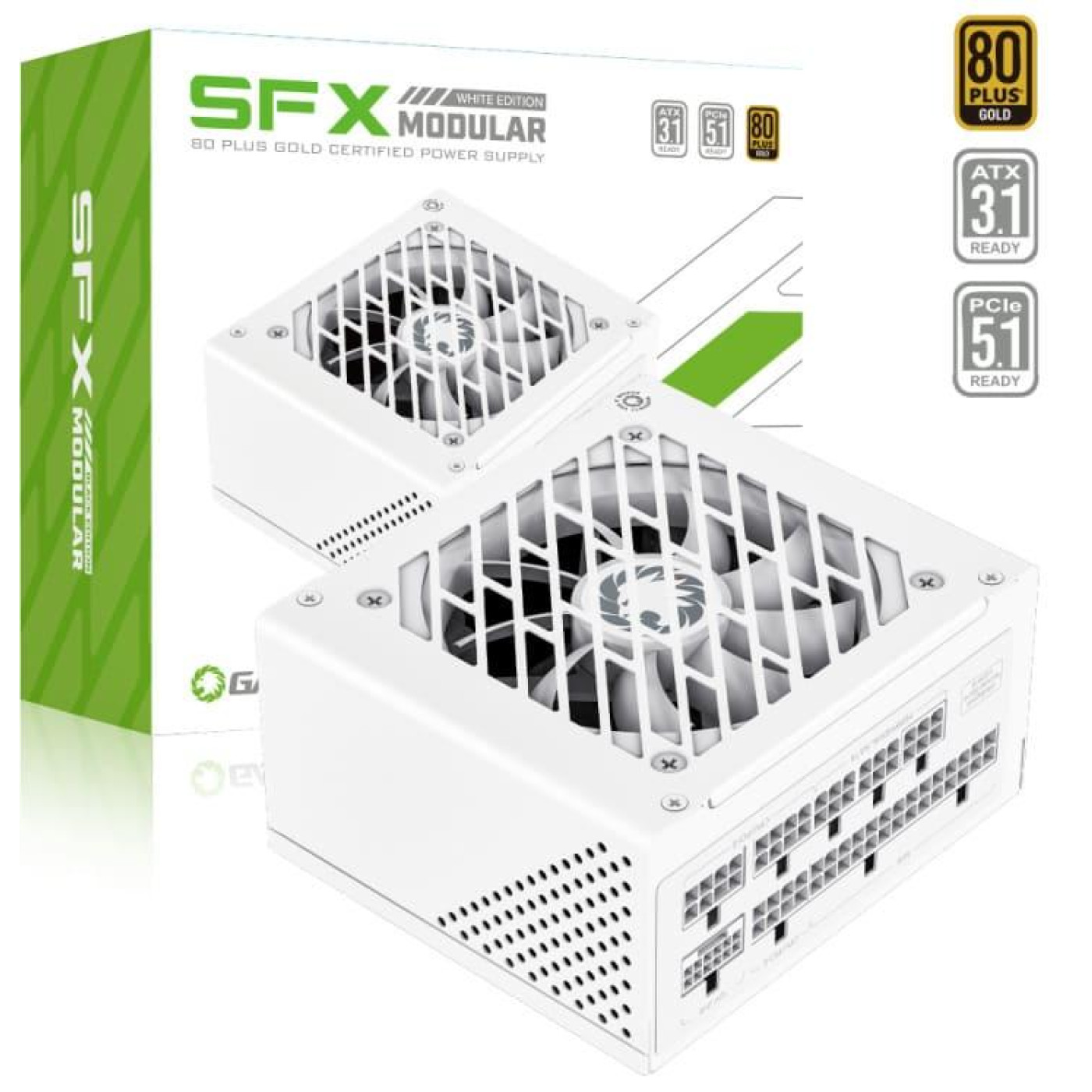 Блок живлення GameMax GS-750G SFX 750W 80+ Gold White (GS-750G White) Б/в