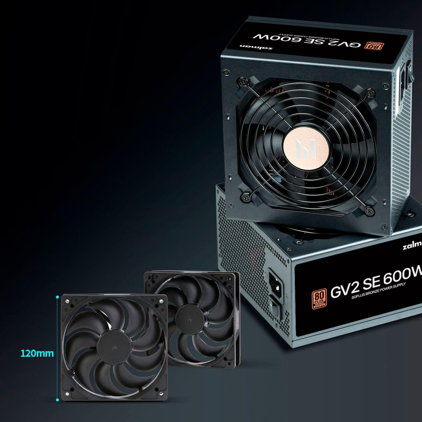 Блок питания Zalman GV2SE 600W 80+ Bronze (ZM600-GV2SE)