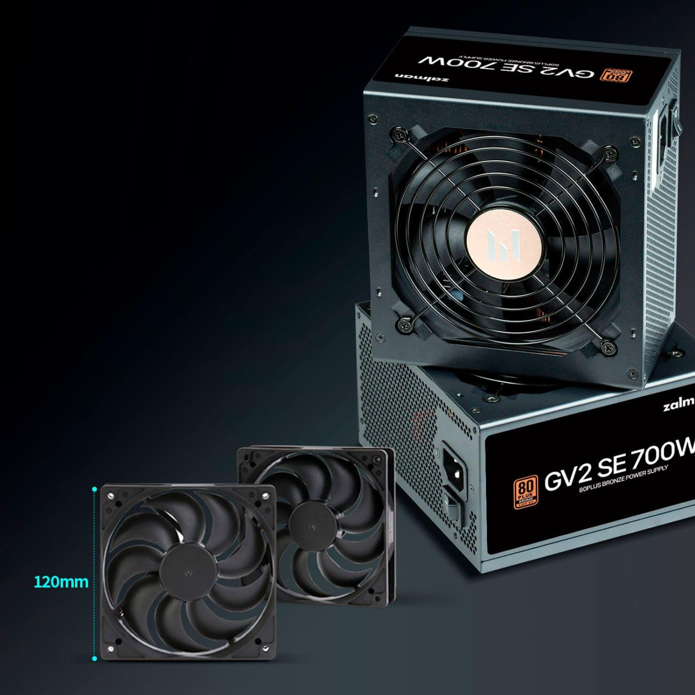 Блок питания Zalman GV2SE 700W 80+ Bronze (ZM700-GV2SE)