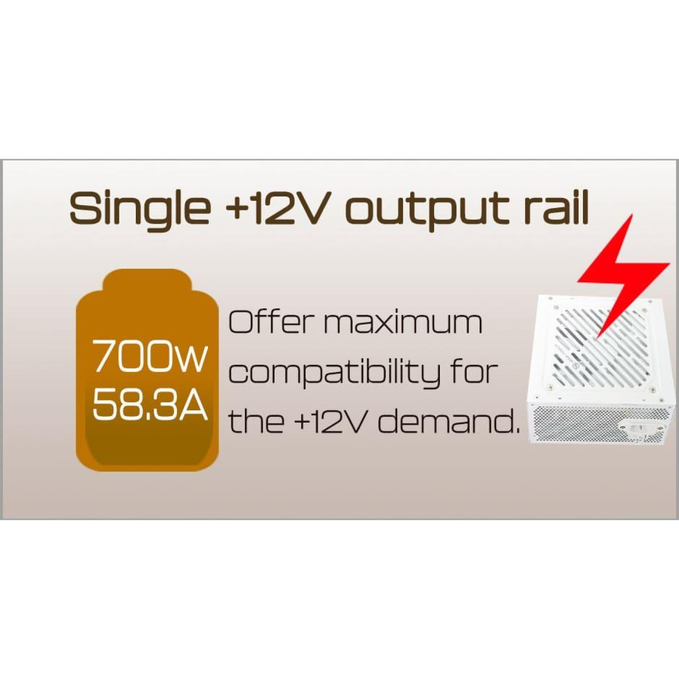 Блок питания Highpower 700W (HPE-700ST-B12S)