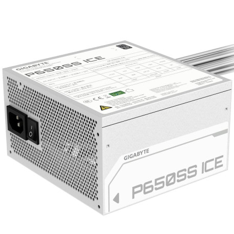 Блок живлення GIGABYTE GP-P650SS ICE 650W 80+ Silver (GP-P650SS ICE) White