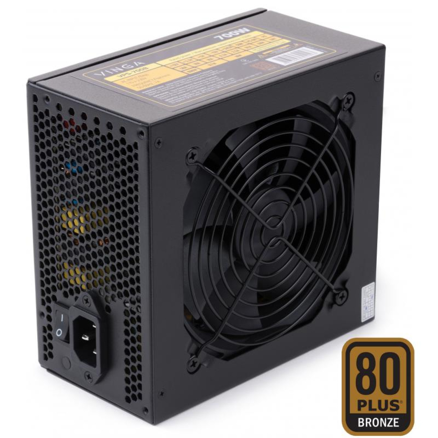 Блок питания Vinga VPS 700W 80+ Bronze (VPS-700B) Black