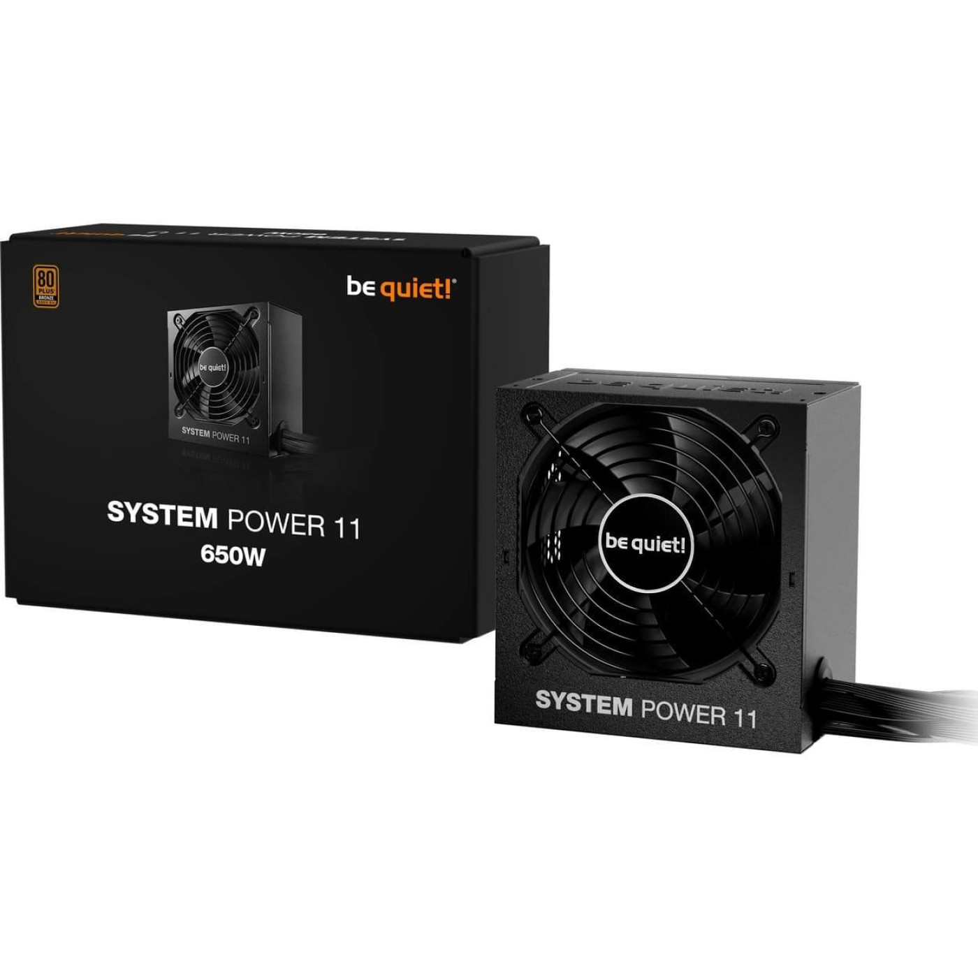 Блок живлення Be quiet! System Power 11 U 650W ATX 3.1 80 PLUS Bronze (BP011EU)