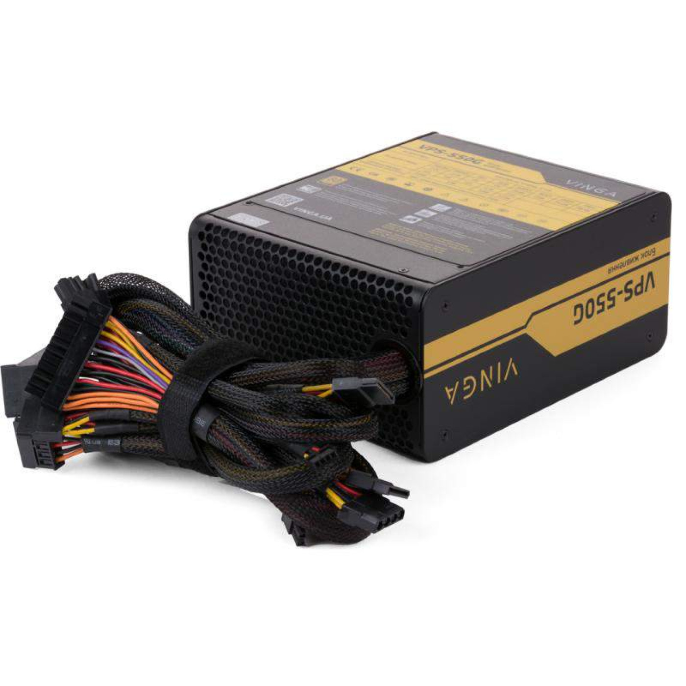 Блок питания Vinga VPS-550G 550W 80+ Gold (VPS-550G) Black