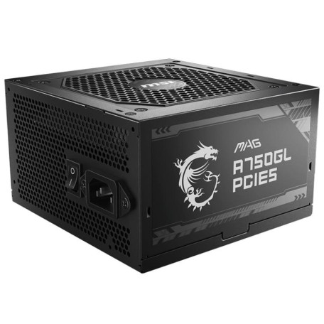 Блок живлення MSI MAG 750W PCIE5 (A750GL) 80+ Gold (MAG A750GL PCIE5) Black