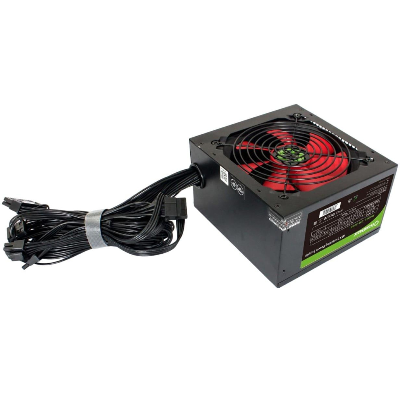Блок живлення GameMax 600W Black fan 120mm GM-600B (GM-600B)