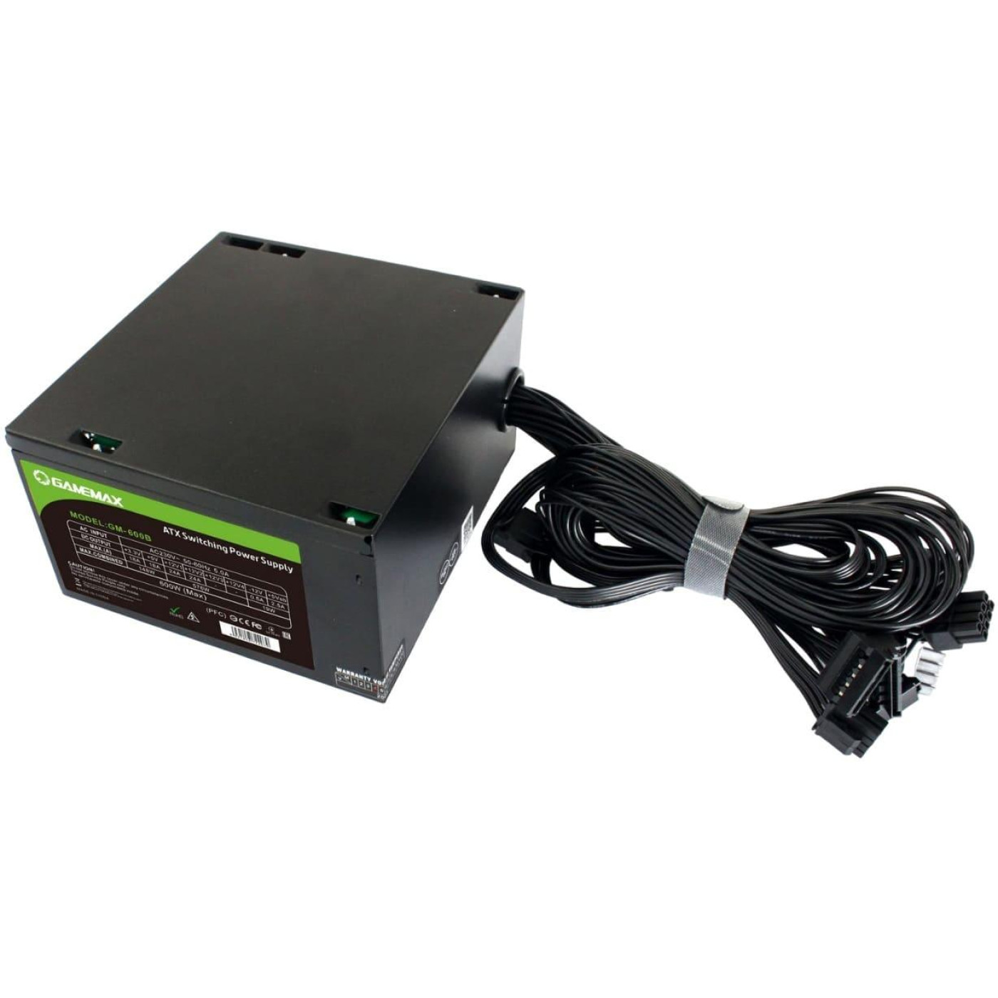 Блок живлення GameMax 600W Black fan 120mm GM-600B (GM-600B)