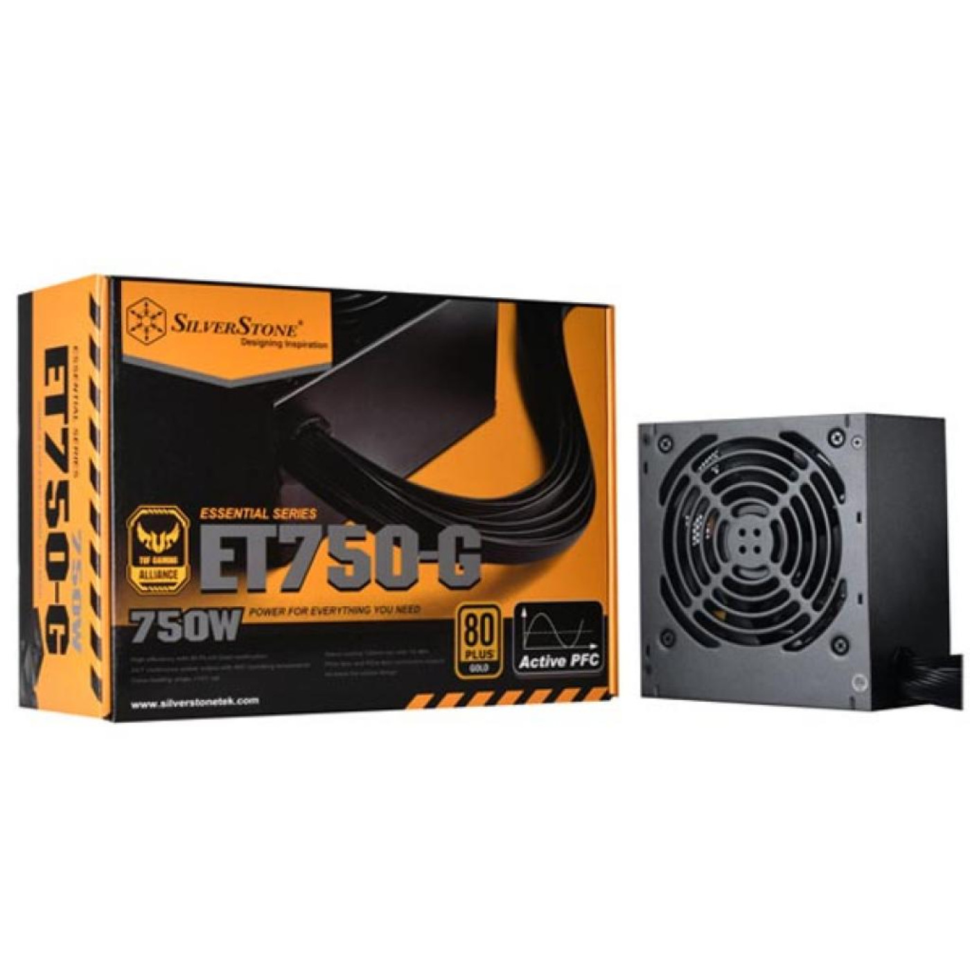 Блок питания SilverStone Essential Gold ET750-G 750W 80+ Gold (SST-ET750-G) Black
