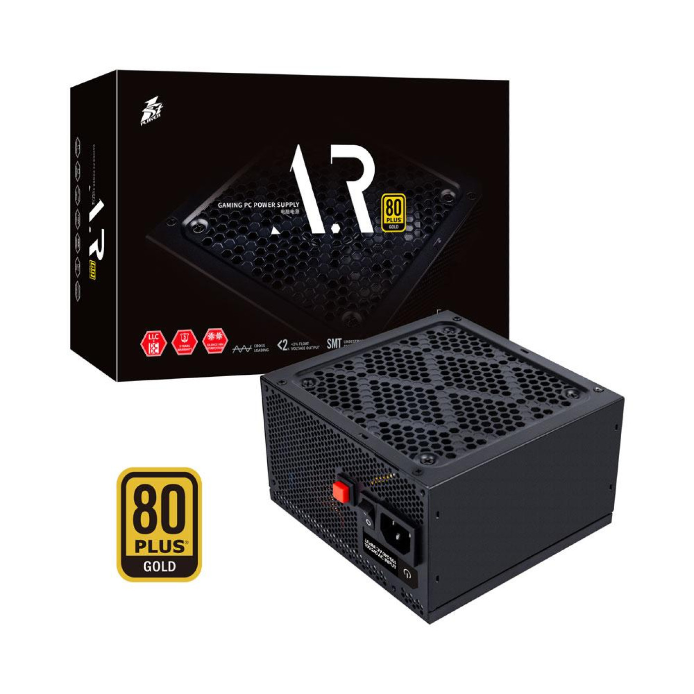 Блок живлення 1stPlayer PS-750AR 750W 80+ Gold (AR-GLD-750-BK-EU) Black