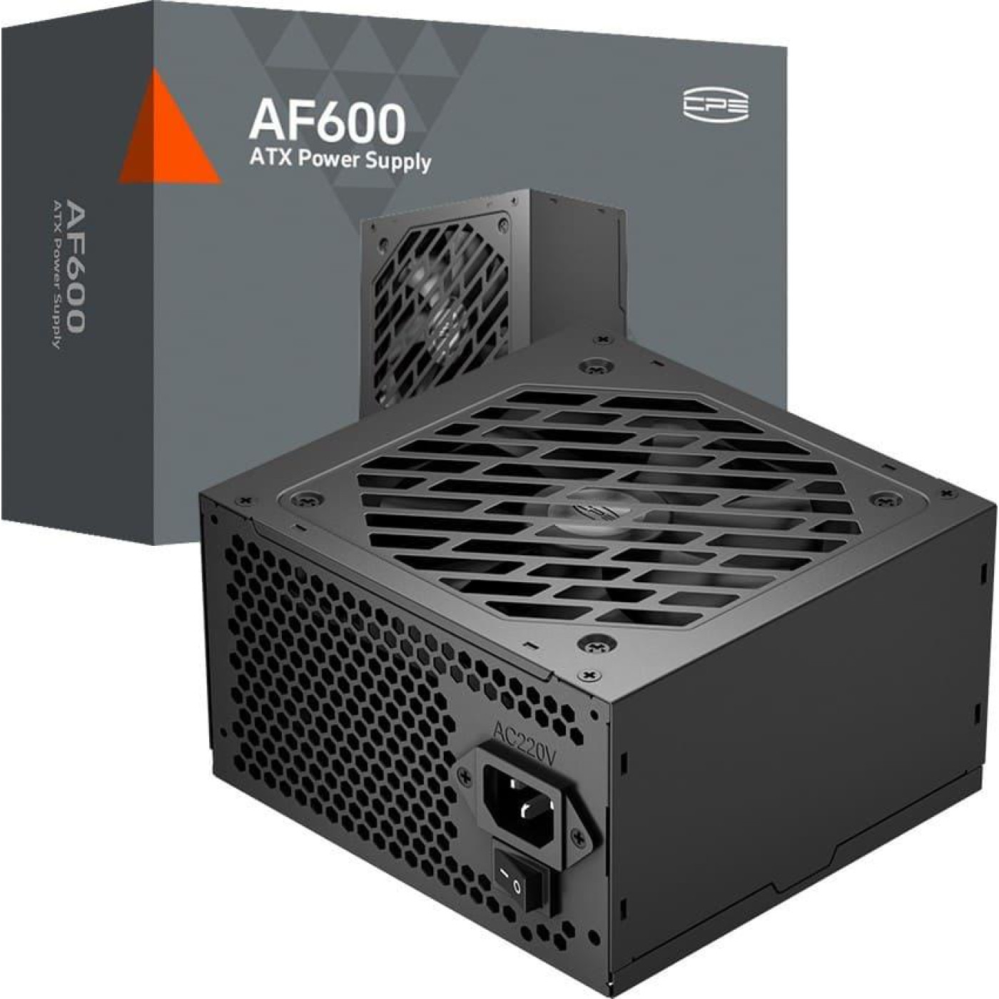 Блок питания PcCooler AF600 600W 80+ (P1-AF600-N1HWBK1-EU)